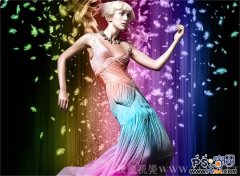 奇幻飞舞的绚丽雪花!!百变Photoshop CS5画笔