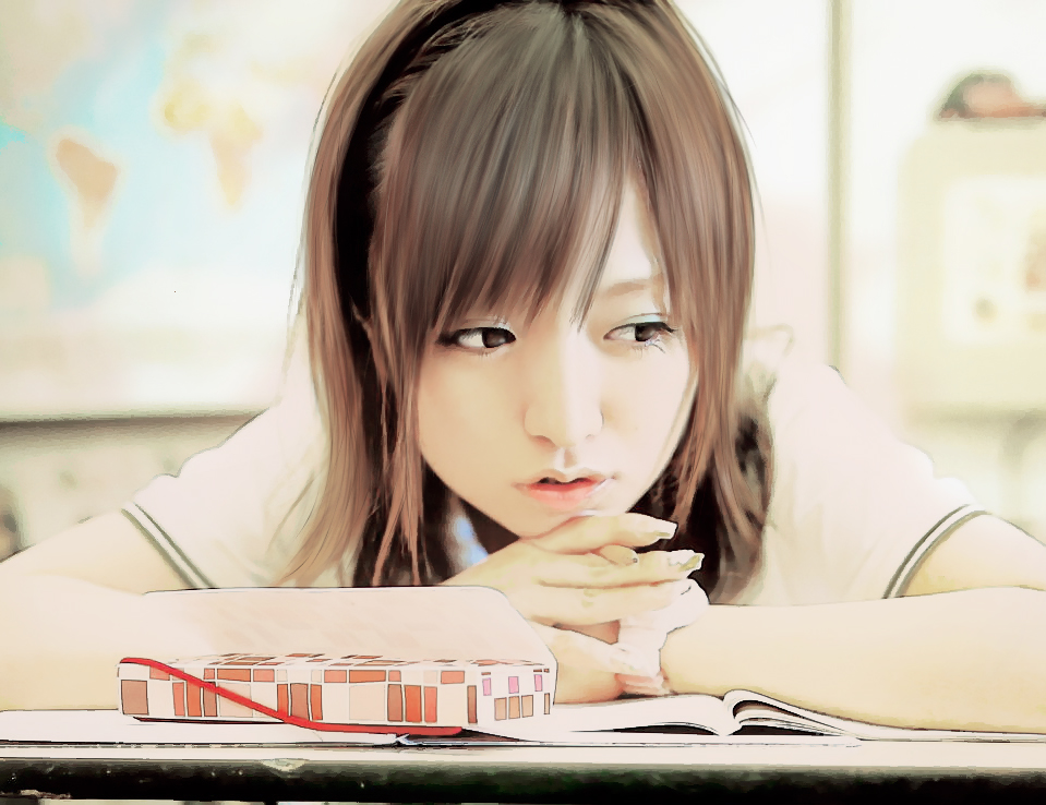 详细的真人转手绘教程