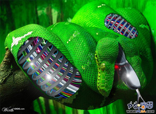 ps移花接木大法: 26个出色的动物机器人_PS家