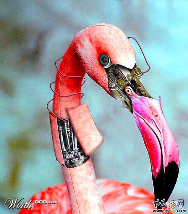 ps移花接木大法: 26个出色的动物机器人(4)_P