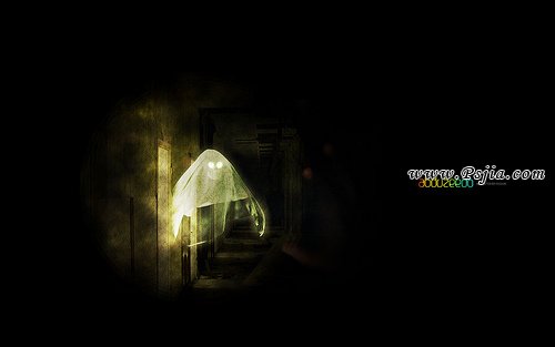 打造一个恐怖的走廊鬼影_ps家园网