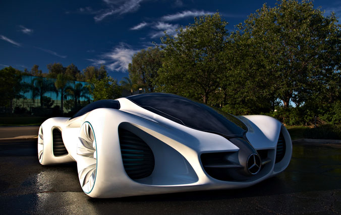 创意未来 奔驰Biome超跑概念车_PS家园网