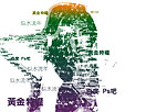 将人物写真照片处理成抽象的文字拼贴效果