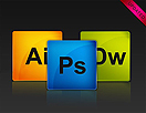 绘制一个简洁的Adobe软件图标