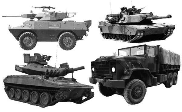 军用车辆笔刷_ps家园网