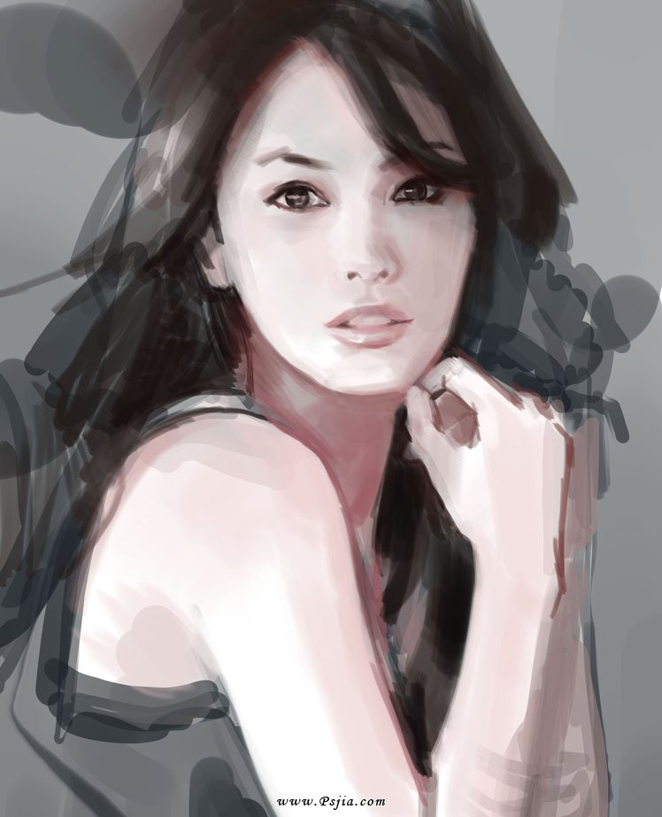 长发勾魂的美女图片,男人飘逸美女美女图片