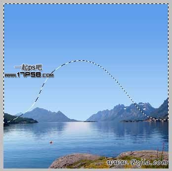 合成唯美的蓝紫色梦幻仙境_PS家园网