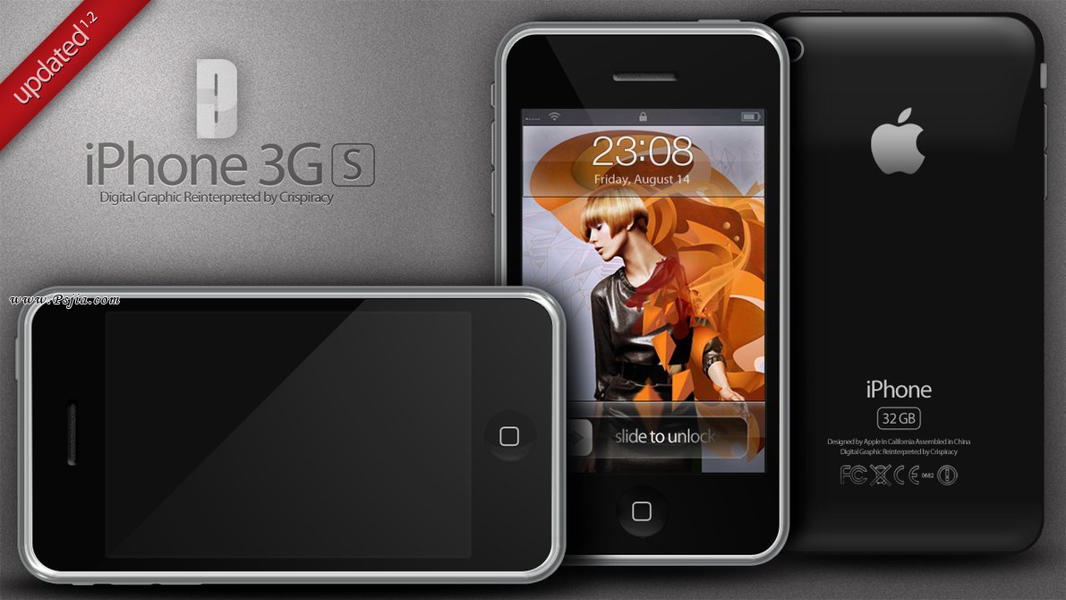 iPhone 3GS PSD_PS家园网