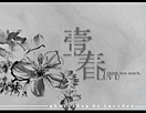 个性灰调黑白排字签名制作