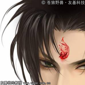 绘制拟人化插画《朱雀》(上篇)(2)