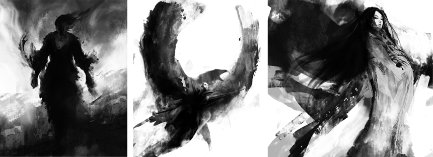 别具一格唯美武侠风的游戏宣传海报设计思路