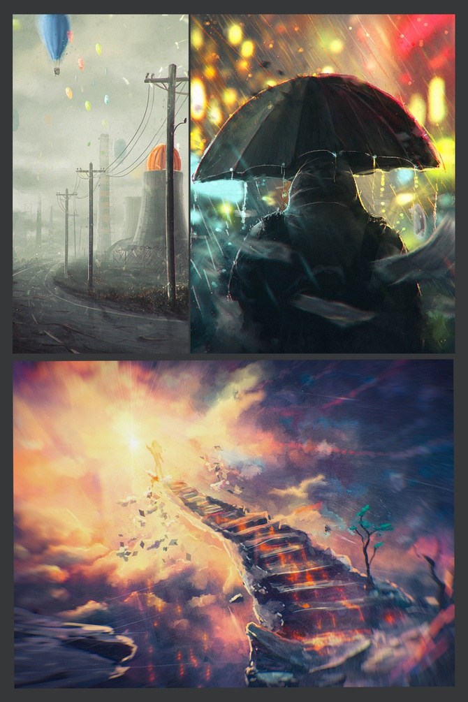 美丽与心灵手绘插画设计欣赏 美丽与心灵手绘插画设计欣赏