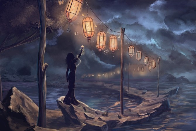 美丽与心灵手绘插画设计欣赏 美丽与心灵手绘插画设计欣赏