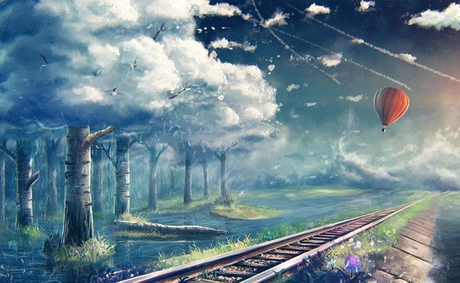 美丽与心灵手绘插画设计欣赏 美丽与心灵手绘插画设计欣赏