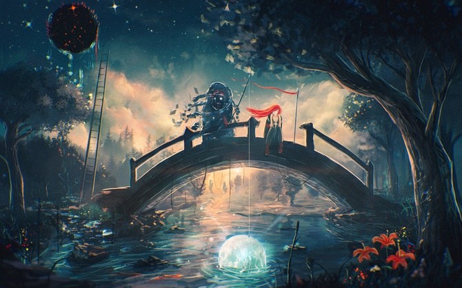 美丽与心灵手绘插画设计欣赏 美丽与心灵手绘插画设计欣赏
