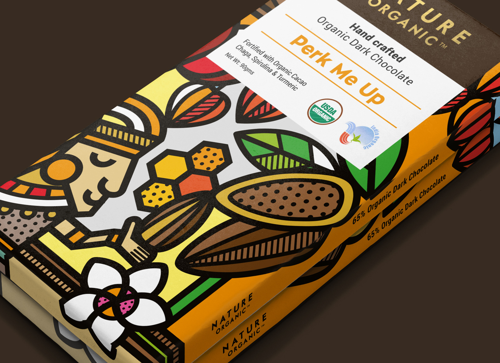 Nature Organic手工巧克力包装设计