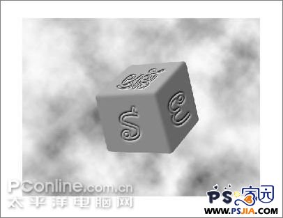 Photoshop教程:创建燃烧的魔幻陨石特效_中国教程网