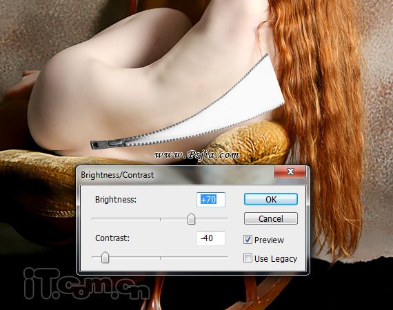 Photoshop合成一只性感漂亮的花妖