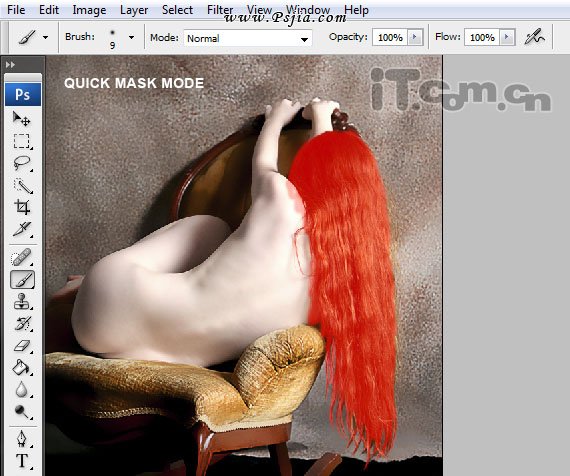 Photoshop合成一只性感漂亮的花妖