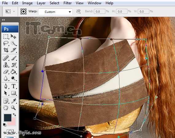 Photoshop合成一只性感漂亮的花妖