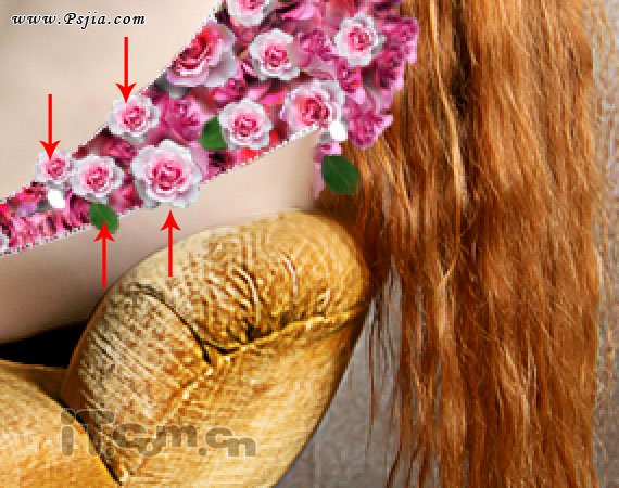 Photoshop合成一只性感漂亮的花妖