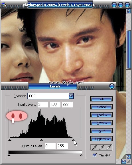 Photoshop变面技术让你被美女包围