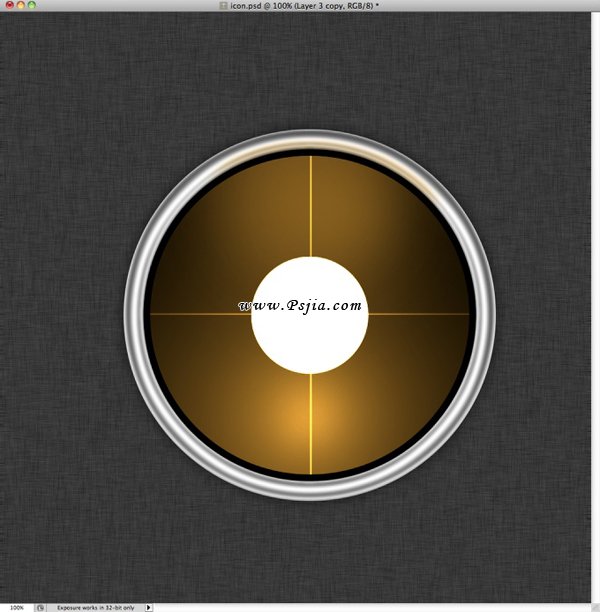 Photoshop制作一个Mac风格的雷达