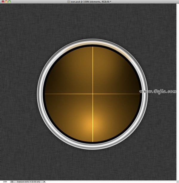 Photoshop制作一个Mac风格的雷达