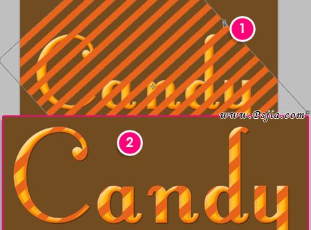 全球经典设计聚合网 字体教程 PS教程 糖果字体 可爱字体