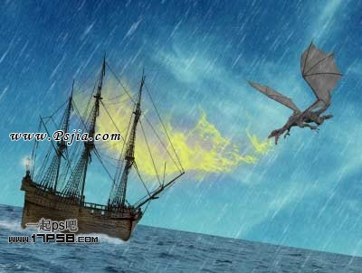 飞龙 中世纪 神话 ps教程