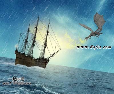 飞龙 中世纪 神话 ps教程