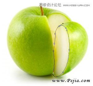 Photoshop合成一只想变成橙子的苹果,PS教程,PS家园网