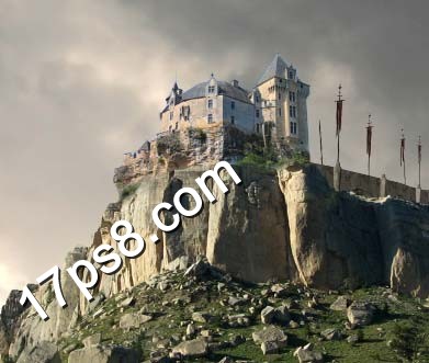 ps教程 ps合成 城堡