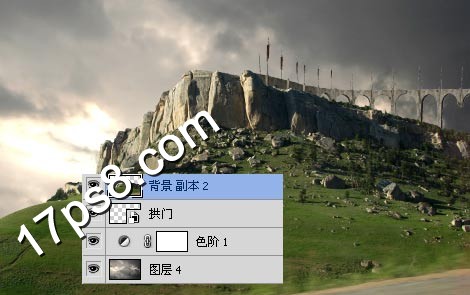 ps教程 ps合成 城堡