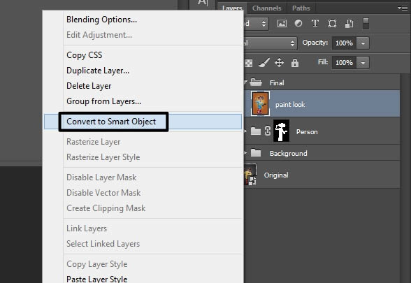 转换为智能对象