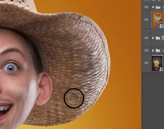 在图像上的油漆油