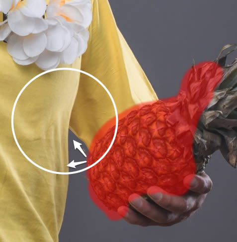 向前移动工具腋下变形