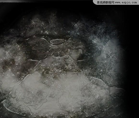 合成灰色睡美人照片效果的PS教程