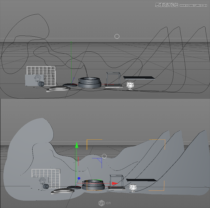 Photoshop结合C4D制作化妆品类全屏海报,PS教程,PS家园网