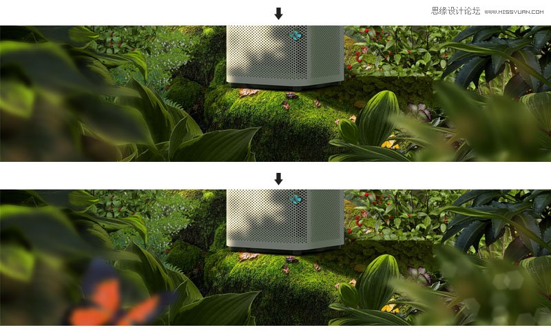 Photoshop制作空气净化器宣传海报教程,PS教程,PS家园网