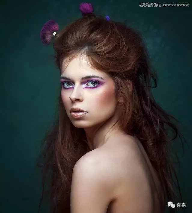 Photoshop给俄罗斯美女人像增加质感肤色,PS教程,PS家园网