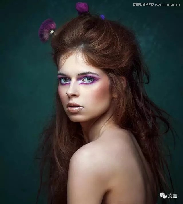 Photoshop给俄罗斯美女人像增加质感肤色,PS教程,PS家园网