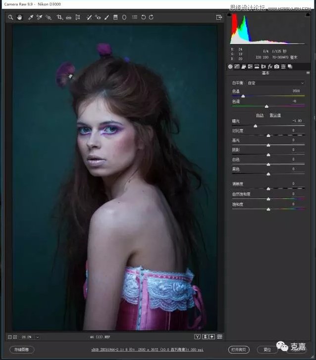 Photoshop给俄罗斯美女人像增加质感肤色,PS教程,PS家园网