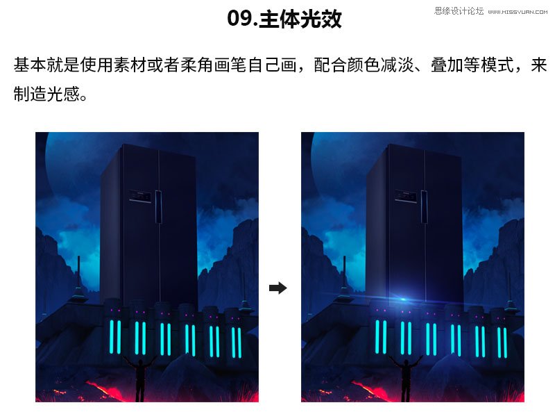 Photoshop设计绚丽的618电器促销海报,PS教程,PS家园网