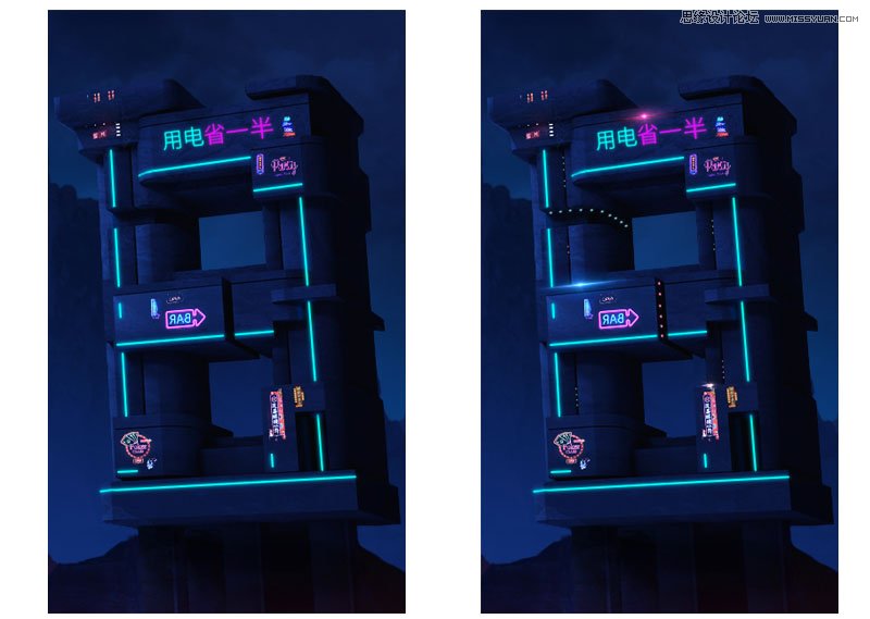 Photoshop设计绚丽的618电器促销海报,PS教程,PS家园网
