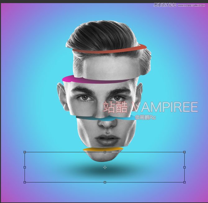 Photoshop制作创意的人像切片效果,PS教程,PS家园网