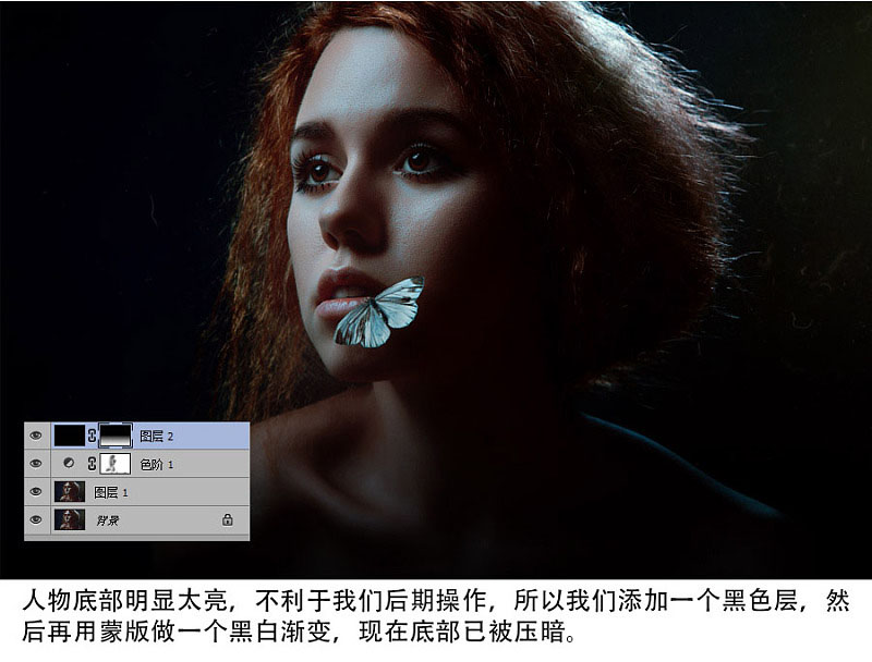 Photoshop给人像照片添加渐变逆光效果,PS教程,PS家园网