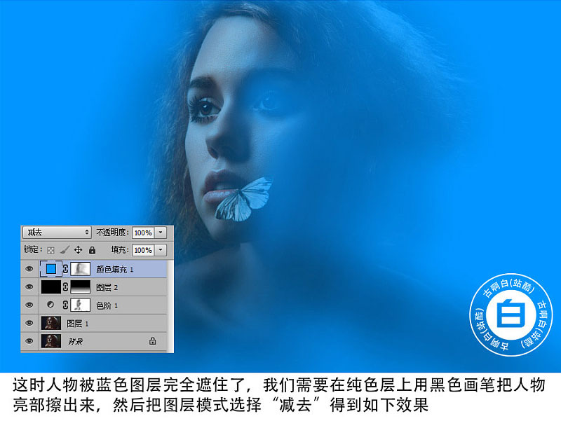 Photoshop给人像照片添加渐变逆光效果,PS教程,PS家园网