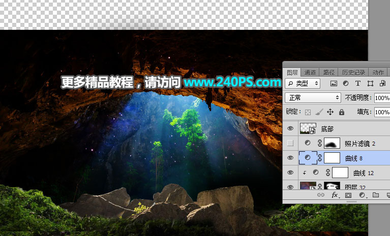 Photoshop合成创意主题风格的海底另类世界,PS教程,PS家园网