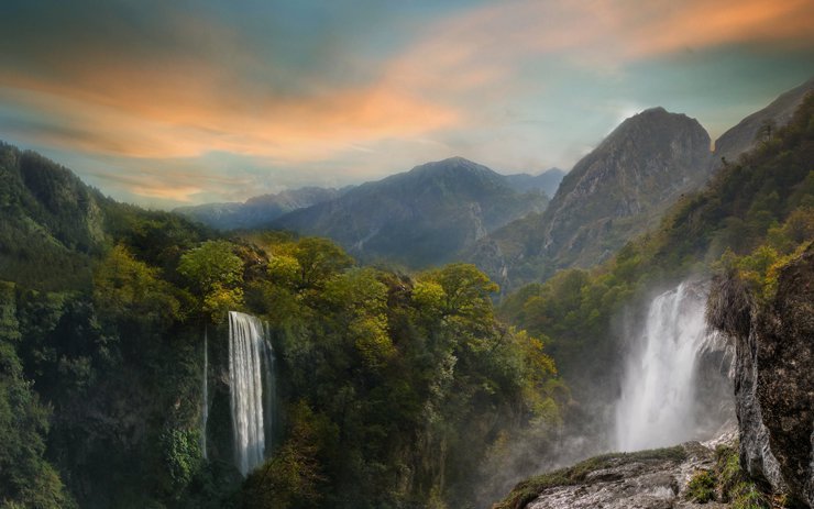 Photoshop合成梦幻的仙境场景效果,PS教程,PS家园网